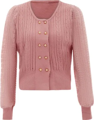 Produktbild von NAEMI damen strickjacke - rosa, XS/S
