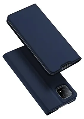 Zdjęcie produktu dla Etui książkowe Dux Ducis kompatybilne z Realme 9i etui na telefon komórkowy z funkcją podstawki, miejsce na karty czarny niebieski