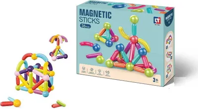 Zdjęcie produktu dla Super Magnetic - Duże klocki magnetyczne 36 szt. 3+