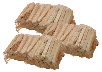 Image de BURI 3X bois d'allumage séché en sac Bois d'allumage bois de conifères pin épicéa