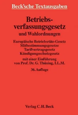 Immagine prodotto di Betriebsverfassungsgesetz und Wahlordnungen
