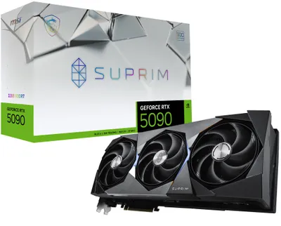Immagine prodotto di MSI SUPRIM GEFORCE RTX 5090 32G SOC scheda video NVIDIA 32 GB GDDR7