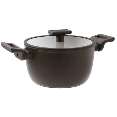 Imagen del producto de Sambonet Titan Pro Aluminium schwarz Fleischtopf 20 cm mD S0195-S00565-S1952 51047-70/Abverkauf nur solange Vorrat reicht