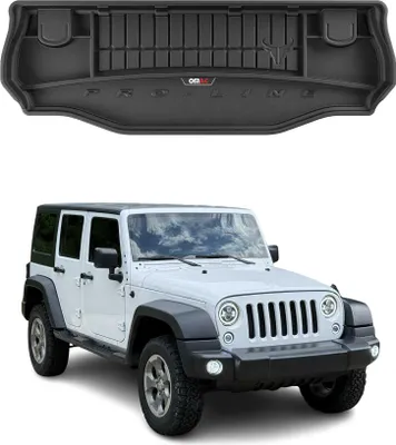 Immagine prodotto di OMAC rivestimento del bagagliaio in gomma per Jeep Wrangler JK 2007-2018 Rivestimento del bagagliaio in TPE
