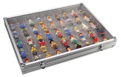 Produktbild von Sammelvitrine Alu mit 45 Fächern