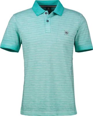 Produktbild von Herren Poloshirt aus Baumwolle mit Streifenmuster