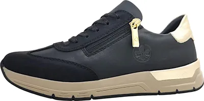 Produktbild von Rieker Damenschuhe sportlicher Schnürer Schwarz Freizeit, Schuhgröße:39 EU