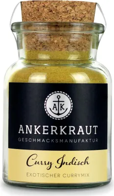Produktbild von Curry Indisch, 70g im Korkenglas