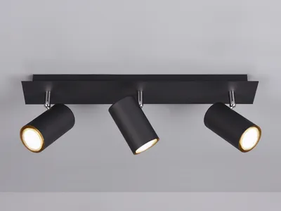 Produktbild von TRIO-Leuchten Deckenspot MARLEY 3-flammig BH 48x15 cm schwarz