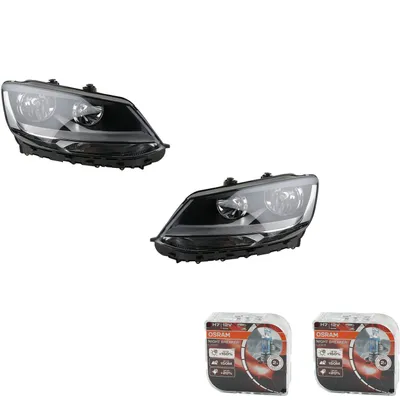 Obrázek produktu pro Johns, světlomety + žárovky Osram Night Breaker Laser, vhodné pro VW Sharan 7N, modelové roky 2010-2015, sada pro levou a pravou stranu, čísla dílů: 7N1941005, 7N1941006