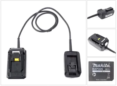 Zdjęcie produktu dla Zewnętrzny uchwyt akumulatora Makita BAP36N, 36 V Li-Ion - 36 V - BAP36N