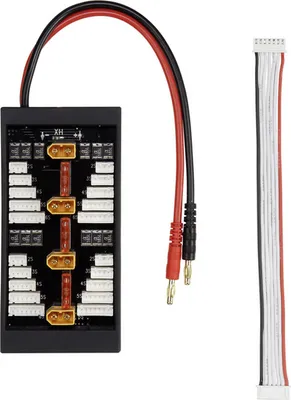 Zdjęcie produktu dla VOLTCRAFT LiPo Balancer Board Wersja ładowarki: system złączy XT60 Wersja akumulatora: wtyk bananowy Odpowiedni dla ogniw: 2 - 6 VO (QS-PCB00013)