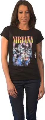 Image de Nirvana - T-shirt "Unplugged" pour femme RO2958 (36 FR) (Noir)