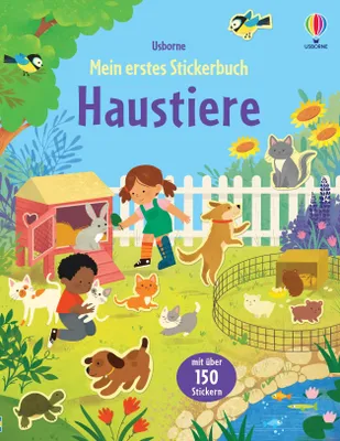 Produktbild von Mein erstes Stickerbuch: Haustiere: mit über 150 Stickern Haustiere wie Hund, Katze oder Meerschweinchen kennenlernen – Stickerheft ab 3 Jahren (Meine