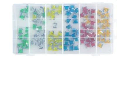 Immagine prodotto di Set di 120 fusibili piatti MICRO 5A30A per autoveicoli