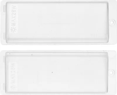 Produktbild von easyPART passend für C00919622 Bauknecht Lampenabdeckung Set für Dunstabzugshaube 2Stk