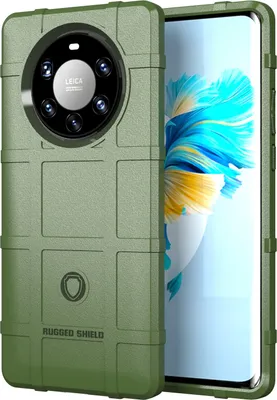 Produktbild von Huawei Mate 40 Pro+ Hülle, LaimTop Weich TPU Silikon Stossfest Anti-rutsch Tasche Heavy Duty Schutzhülle für Huawei Mate 40 Pro Plus Grün