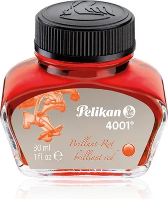 Produktbild von Pelikan 301036, Rot, Schwarz, Transparent, 30 ml, 1 Stück(e)