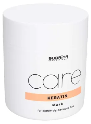Zdjęcie produktu dla Odżywcza maska keratynowa do włosów bardzo zniszczonych Subrina Professional Care Keratin Mask 500 ml
