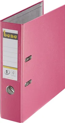 Produktbild von Bene Ordner 291400 RS DIN A4 80mm PP rosa