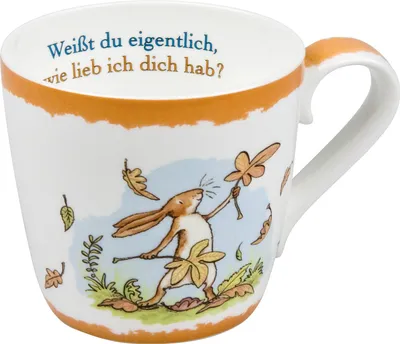 Image de KÖNITZ 1120571533 Tasse « Le savais-tu ? » 450 ml 4 saisons - AUTOMNE, porcelaine fine