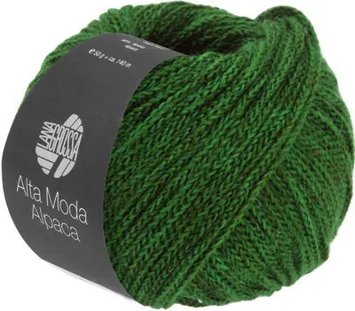Produktbild von Lana Grossa ALTA MODA ALPACA 50 g edles Garn aus hauchfeinem Baby-Alpaca 140 m Farbe 098 - Flaschengrün