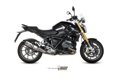 Image de MIVV Speed Edge Slip-on d'échappement approuvé en acier inoxydable pour BMW R 1200 R 2015-2018