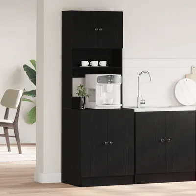 Produktbild von Möbel Küchenschrank Schwarze Eiche 60x50x180 cm Holzwerkstoff - Küchenschränke 3365557