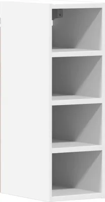 Produktbild von Eleganten-Stil Hängeschrank 1 pcs - robusten und stabilen - Buffetschrank - Riga Weiß 20x29,5x60 cm Holzwerkstoff - Küchenschränke - Möbel26