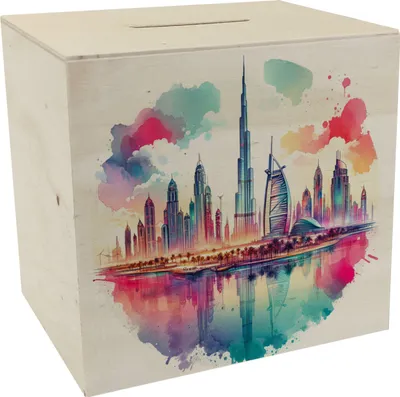 Produktbild von Dubai Spardose aus Holz