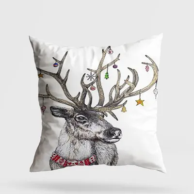 Produktbild von Evila Originals, YY202371- GRC3269, Bunt, Kopfkissen, 50% Baumwolle / 50% Polyester