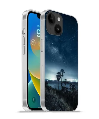 Produktbild von MuchoWow® Handyhülle Schutzhülle Hülle für Apple iPhone 14 - Softcase Sternenhimmel - Meer - Tropisch - Jungen - Mädchen - Kinder Silikon Softcase Handy Hülle - Mobiltelefonhülle