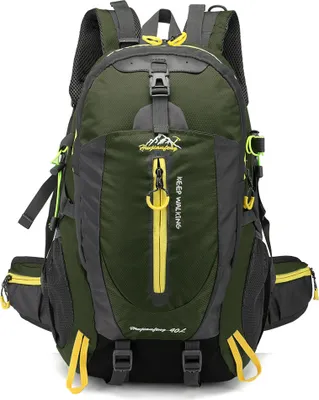 Produktbild von 40L Bergsteigerrucksack, kleiner Rucksack, wasserdichter Bergsteigerrucksack, packbarer Rucksack, Damen- und Herren-Outdoor-Bergsteigerrucksäcke