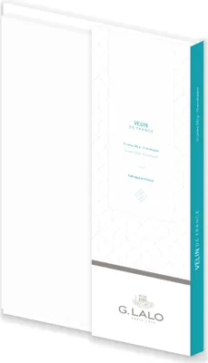 Produktbild von G.Lalo 5x Korrespondenzset, 10 Karten und 10 Umschläge - Weiß 27600L