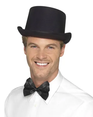 Produktbild von Klassischer Schwarzer Zylinder im Satin Look
