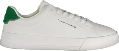 Image de Tommy Hilfiger sneakers pour homme en polyuréthane blanc