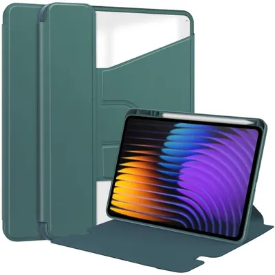 Produktbild von Xiaomi Pad 7 (Pro) / Pad 8 (Pro) Hülle - Coverup 360° Rotating Folio Klapphülle mit Schlaf/Wach-Funktion - Grün