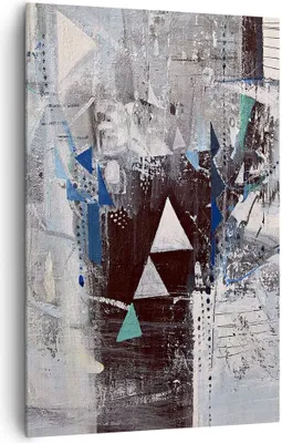 Produktbild von Bild auf Leinwand - Leinwandbild - Einteilig - Abstraktion modern - 80x120cm - Wand Bild - Wanddeko - Wandbilder - Leinwanddruck - Wanddekoration - Leinwand bilder - Wandbild - PA80x120-4006