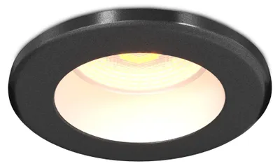 Produktbild von Ledvion LED Einbaustrahler Schwarz 4W CCT Neutralweiss wasserdicht IP65