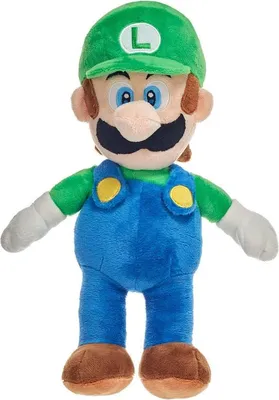 Produktbild von Mario Bros Luigi weiches Plüschtier 38cm