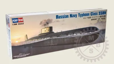 Produktbild von Hobby Boss Russian Navy Typhoon Class SSBN 1:350, 83532