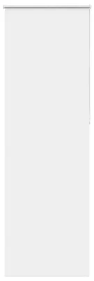Image de vidaXL Store d'obscurcissement blanc 75x230cm Largeur du tissu 70,7 cm Polyester
