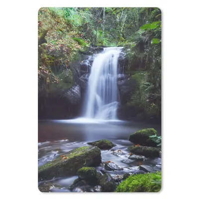 Produktbild von MuchoWow® Mauspad Mousepad Wasserfall - Natur - Wasser 18x27 cm - Mousepads - Maus Mat - Pad - Mausunterlage