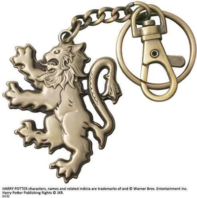 Produktbild von Noble Collection Harry Potter Metall Schlüsselanhänger Gryffindor 7 cm