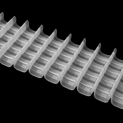 Produktbild von Gardinenband 10m Bleistiftfalte Transparent-100 mm 1:2.0 Kräuselband Faltenband