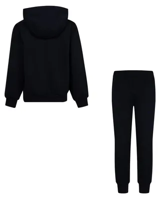 Produktbild von Nike Baby - Jungen Nkn Lbr Ft Fz Club Set Sweatshirt, 023 - Black White, 5 Jahre
