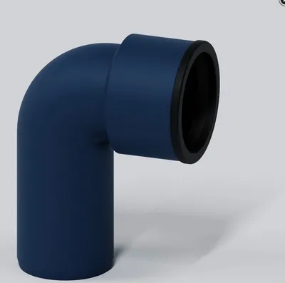 Obrázok produktu pre Siphonanschlussknie PKSW Polo-Kal NG mit Steckdichtung DN 40 1 1/2 da 40mm