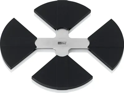 Zdjęcie produktu dla AdHoc Topfuntersetzer FLEX, Silikon/Edelstahl, D: 12,5 cm, H: 1 cm