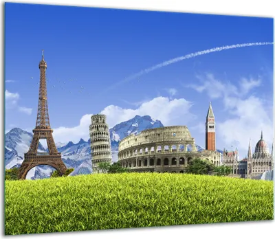 Obrázok produktu pre Kryt varnej dosky Keramický kryt varnej dosky Splashback sklo 60x52cm krajina