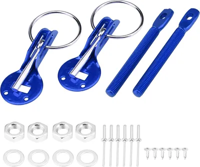 Productafbeelding van Universele motorruimslot, vergrendelingsset voor raceauto's, blauw